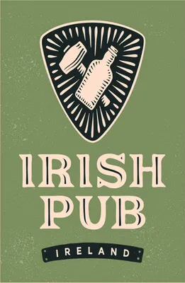 Produktbild von vianmo Holzschild 18x12 cm Ireland Irish pub Alkohol