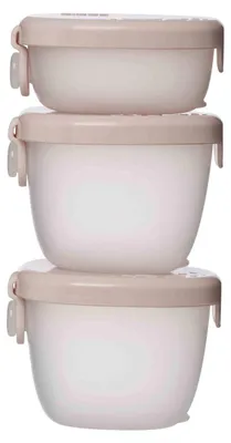 Produktbild von B.box Snackdosen-Set, 3-teilig – rosa