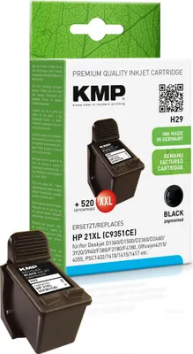 Produktbild von KMP Tintenpatrone für hp 1900,4211 16,5 ml, schwarz