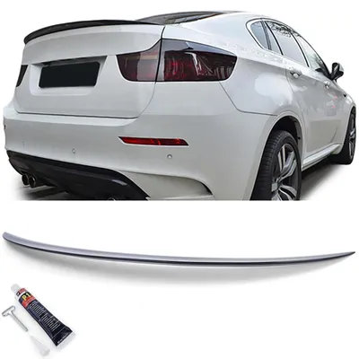 Produktbild von Heckspoiler Spoilerlippe Schwarz Glanz mit ABE für BMW X6 E71 ab 2008-2014