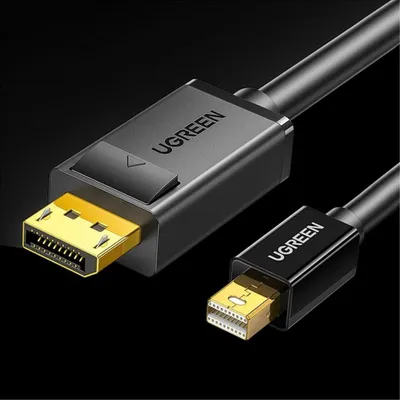 Immagine prodotto di Cavo Ugreen da Mini DisplayPort a DisplayPort, 1,5 m - Nero
