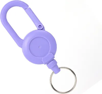 Produktbild von INF Einziehbarer Schlüsselanhänger Violett