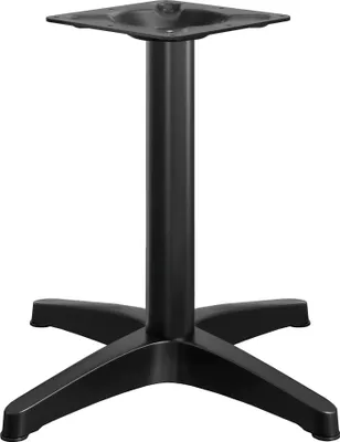 Produktbild von BARCELONA | Bistro Tischgestell | Höhe: 78 cm | Fuß: Ø 66 cm | Schwarz | Tischgestell Aluminium, Gastro Tischgestell