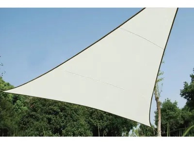 Image de Voile Solaire Triangle Crème Perel Protection Uv Efficace Et Design élégant - Perel
