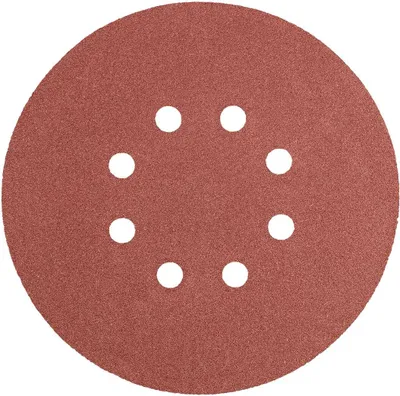 Image de Disques abrasifs GRAPHITE 150 mm, grain 40/60/80/100/120/150, 5 pièces avec 8 trous