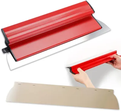 Imagen del producto de Kit de espátulas de 40 cm, acero inoxidable, con hojas flexibles, para decoración de paredes