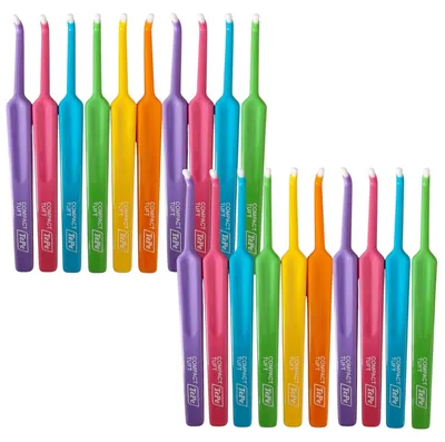 Produktbild von 20x TePe Compact Tuft - Einbüschelbürste