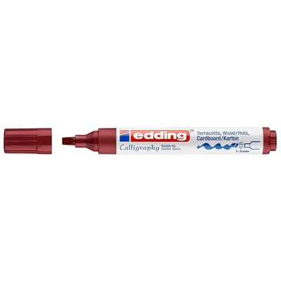 Obrázek produktu pro edding 1455 kaligrafický popisovač s ohebným hrotem karmínový
