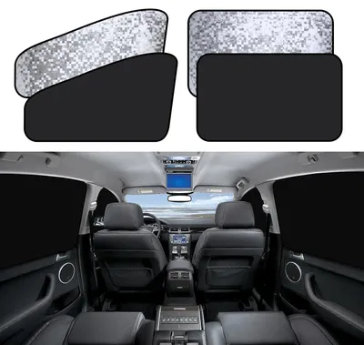 Image de Protection solaire magnétique pour voiture, protection visuelle pour vitres de voiture, protection solaire pour bébés, teintage des vitres de voiture, autres aimants