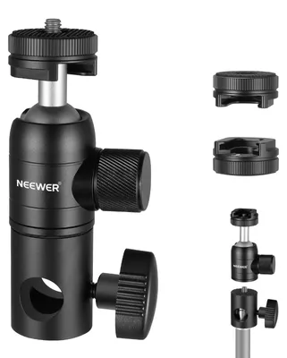 Productafbeelding van NEEWER Lichtstatiefadapter met koudschoen, 6,35 mm (1/4 inch) mini-kogelkop