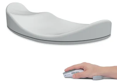 Image de Support-poignet en silicone pour souris, ergonomique et durable