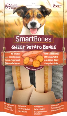 Produktbild von Smart Bones Süßkartoffel-Knochen Gebundene Behandlung 2Pc