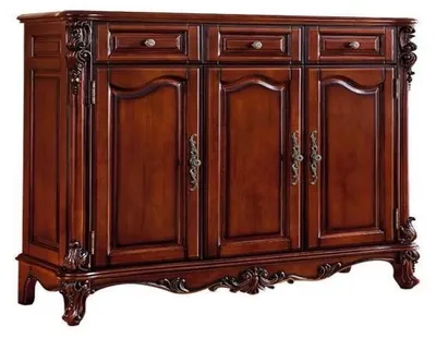Produktbild von Klassische Braune Kommode Barockzeit Buffetschrank Vorratsschrank