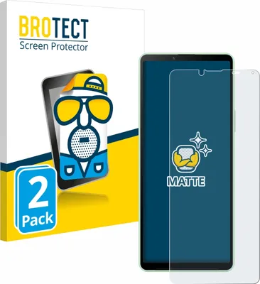 Produktbild von 2x BROTECT Schutzfolie für Sony Xperia 10 V Displayschutz Displayschutzfolie Folie Matt Entspiegelungsfolie