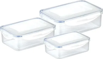 Immagine prodotto di Tescoma Contenitore FRESHBOX 3 pz, 0,2 - 0,5 - 1,0 l, rettangolare