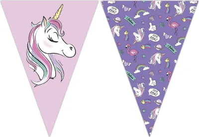 Produktbild von Minnie Maus Einhorn Wimpelkette