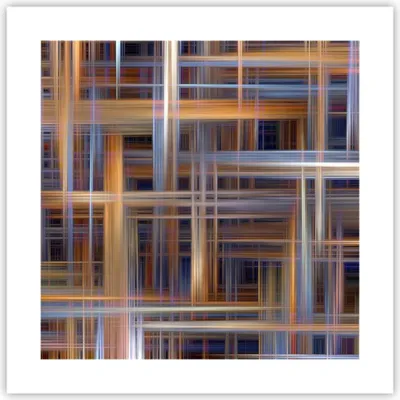 Produktbild von Poster - Poster ohne Rahmen - Abstraktion modern - 40x40 cm - Wand Bild - Wanddeko - Wandbilder - Kunstposter - Wandposter - Bilder - Kunstdruck - Wanddekoration - Wandbild - P2XAC40x40-3430