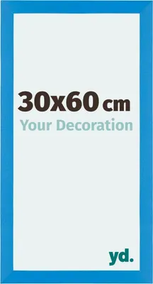Image de Cadre photo, 30x60 cm, bleu clair, MDF, Mura