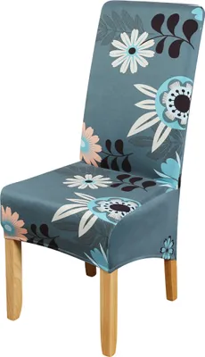 Produktbild von Stretch Blume Druck Stuhlhusse Universelle Stuhlbezug Husse für Home Hochzeit Bankett