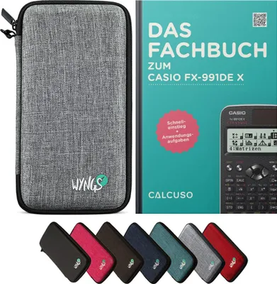 Produktbild von CALCUSO Zubehör Standardpaket Hellgrau kompatibel für Taschenrechner Casio FX-991DE X