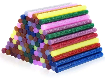 Productafbeelding van Lijmsticks - Gekleurd - 7 mm x 100 mm - 100 stuks