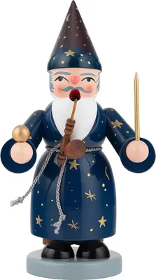 Produktbild von Zauberer (19cm) Räuchermann von Holzkunst Gahlenz