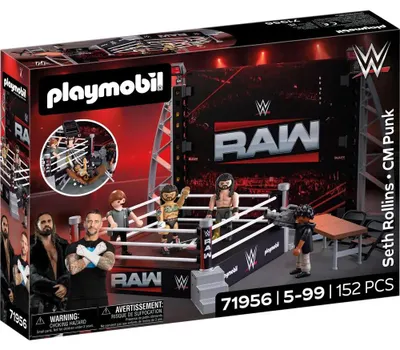 Immagine prodotto di Set da collezione PLAYMOBIL WWE® RAW, con ring
