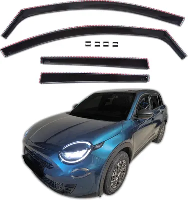 Image de GP Déflecteurs Deflecteurs D'Air Pour Fiat 600 / 600E Depuis 2023 4pcs, Aérodynamique, Montage Facile