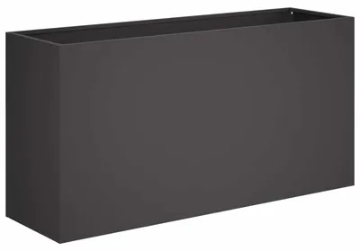 Produktbild von vidaXL Garten-Pflanzgefäß Schwarz 100 x 30 x 40 cm Kaltgewalzter Stahl