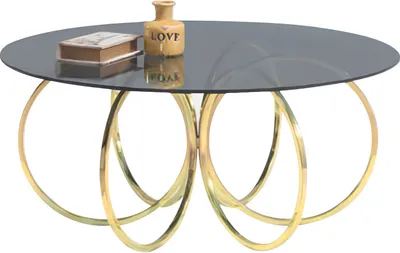 Image de Or Table basse de salon Table d'appoint Table de salon