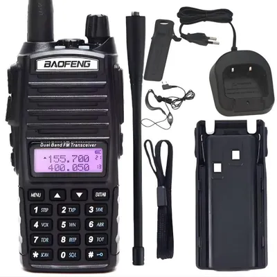 Zdjęcie produktu dla Radiotelefon Baofeng UV82 – duży zasięg (do 15 km), latarka, akumulator 2800 mAh, radio