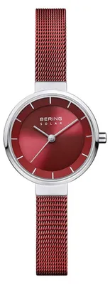 Produktbild von Bering Damen Uhr Armbanduhr Classic Solar - 14627-303 Meshband