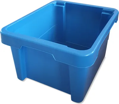 Produktbild von Drehstapelbox Multibox Lagerbox Aufbewahrung Kiste Farbe blau 20 L ohne Deckel