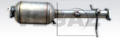 Produktbild von VEGAZ FK-881SIC Dieselpartikelfilter DPF für FORD TRANSIT CONNECT (P65, P70, P80) Euro 5 Abgasanlage Diesel