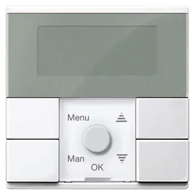 Zdjęcie produktu dla Merten MEG5754-0319, Kontrola okiennicy, Biały, Termoplastyczny, 2 min, Przyciski, 6 h