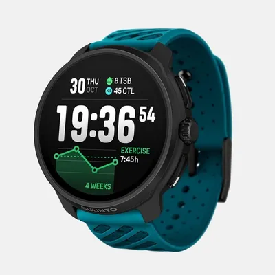 Zdjęcie produktu dla Suunto Race 2 Wave Blue, 3,81 cm (1.5"), AMOLED, Ekran dotykowy, GPS, 76 g