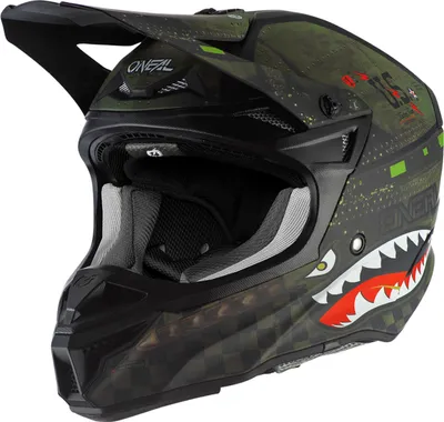 Produktbild von ONEAL 5SRS WARHAWK MX-Helm schwarz-grün XL