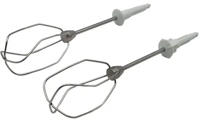 Rührbesen-Set, 2 Stück, für Handmixer, Metallkopplung, 208 mm