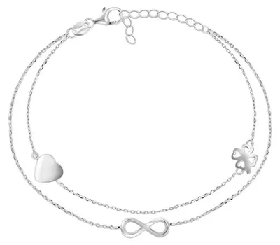 Immagine prodotto di Bracciale doppio BRC34W in argento