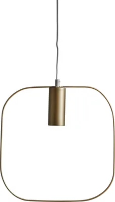 Produktbild von Hängeleuchte 'Shape', E27, gold, Kabel weiß