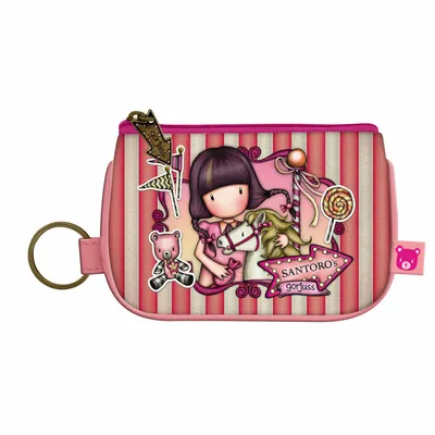 Produktbild von Geldbörse-Schlüsselanhänger Gorjuss Carousel Lachsfarben (12.4 x 1 x 8.5 cm)