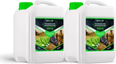 Produktbild von SkinStar Pferdedecken Wash-In Imprägnierung 5L Rug Proof Tierdecken Doppelpack