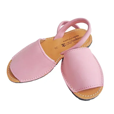 Produktbild von Avarcas Minorquine Damen Sandalen, Echtleder, Pink, 35 EU