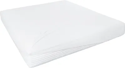 Produktbild von Hahn Haustextilien Elasthan-Feinjersey-Spannlaken Royal Größe 180-200x200-220 cm weiß
