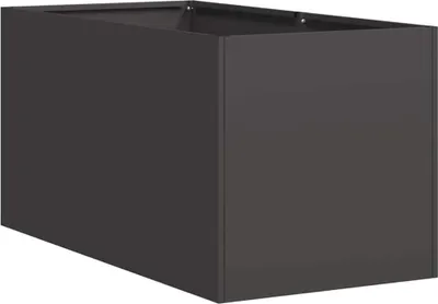 Zdjęcie produktu dla vidaXL Sadzarka czarna 40x80x40 cm Stal walcowana na zimno