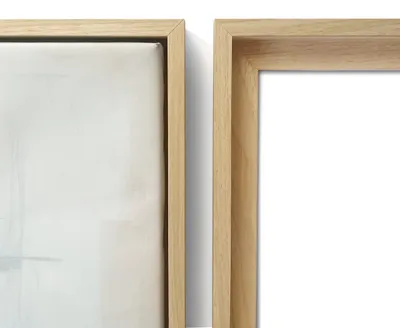 Immagine prodotto di Telaio in legno per tele, dimensioni 50 x 70 cm, completo di kit di fissaggio, ideale per esposizioni a parete
