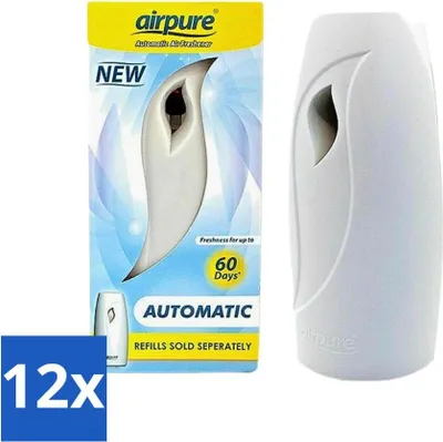 Produktbild von Airpure – Lufterfrischer – Freshmatic – Automatischer Lufterfrischer – Dauerduft – 1 Lufterfrischer - Vorteilspack - 12 Stücke