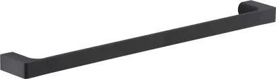 Immagine prodotto di Moderno porta asciugamani cm 60 in ottone finitura nero opaco | Palazzo