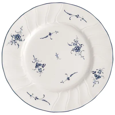 Zdjęcie produktu dla Villeroy & Boch 1023412640, Talerz śniadaniowy, Okrągły, Porcelana, Niebieski, Biały, Old Luxembourg, 21 cm