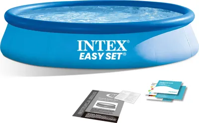 Obrázek produktu pro Nafukovací bazén INTEX - Easy Set Pools® Ø 396 x 84 cm, barva: modrá; 128143NP